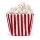 Movie Night Popcorn Plushie | 8.5” Ultra-Soft Sensory Food Toy