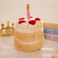Pre-Order Strawberry Cream Birthday Cake Plush | Aesthetic Keepsake & Pretend Play Toy