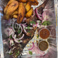 Grilled Mackerel Fish With Fried Plantain