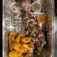 Grilled Mackerel Fish With Fried Plantain