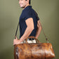 Heritage Buffalo Leather Duffel Bag