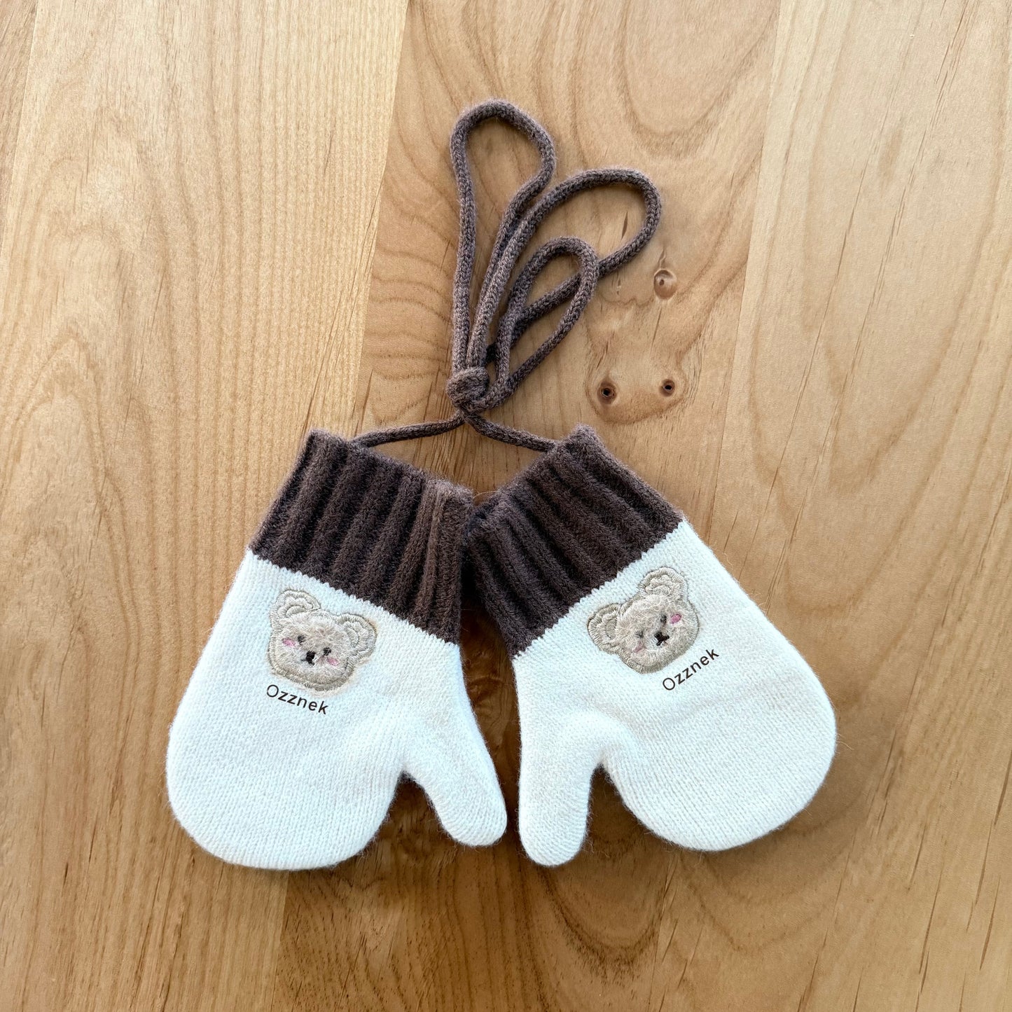 Pre-Order Kids Winter Gloves with String | Warm Toddler Mittens 2-5Y