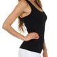 Sakkas Basics Ribbed Racerback Cami Tank Top