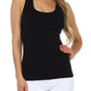 Sakkas Basics Ribbed Racerback Cami Tank Top