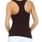Sakkas Basics Ribbed Racerback Cami Tank Top