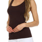 Sakkas Basics Ribbed Racerback Cami Tank Top