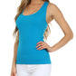 Sakkas Basics Ribbed Racerback Cami Tank Top