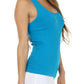 Sakkas Basics Ribbed Racerback Cami Tank Top