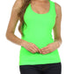 Sakkas Basics Ribbed Racerback Cami Tank Top