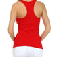 Sakkas Basics Ribbed Racerback Cami Tank Top