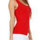 Sakkas Basics Ribbed Racerback Cami Tank Top