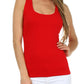 Sakkas Basics Ribbed Racerback Cami Tank Top