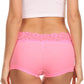 Sakkas Women's Seamless Stretch Boy Short Panties (6 Pack)