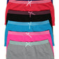 Sakkas Women's Seamless Stretch Boy Short Panties (6 Pack)