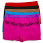 Sakkas Women's Seamless Stretch Boy Short Panties (6 Pack)