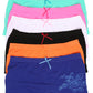 Sakkas Women's Seamless Stretch Boy Short Panties (6 Pack)