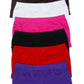 Sakkas Women's Seamless Stretch Boy Short Panties (6 Pack)