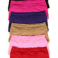 Sakkas Women's Seamless Stretch Boy Short Panties (6 Pack)