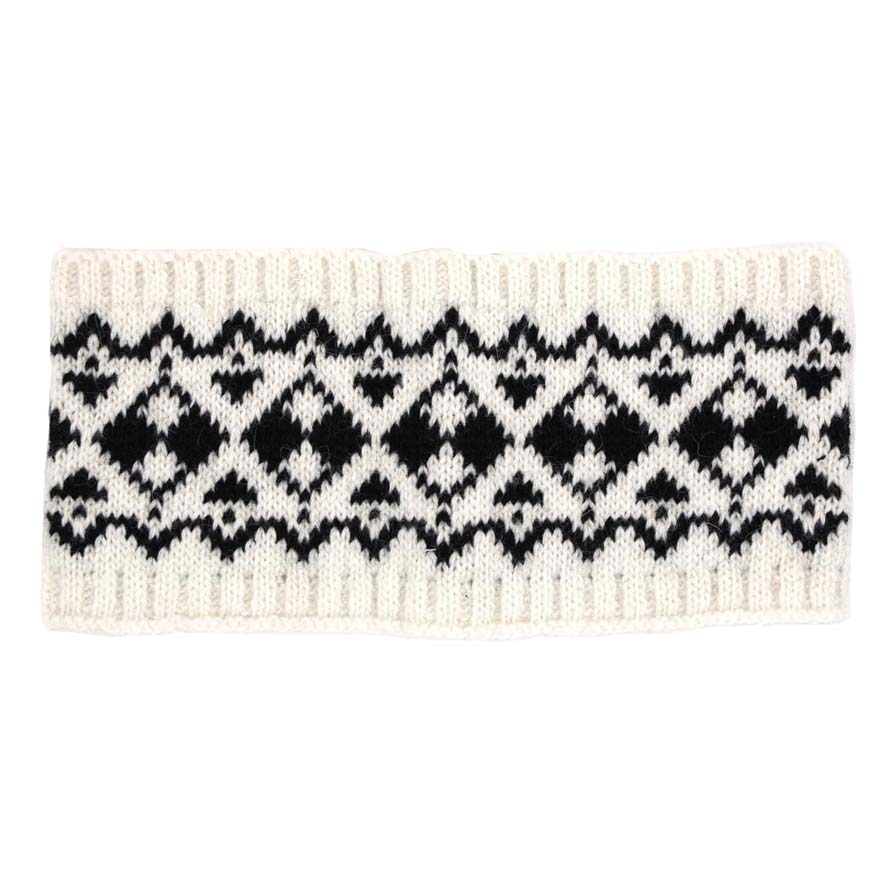 Aztec Pattern Ear Warmer Headband