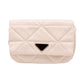 Faux Leather Rectangle Clutch Crossbody Bag