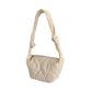 Quilted Puffer Half Moon Tote Shoulder Bag