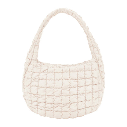 Quilted Puffer Shoulder Crossbody Bag