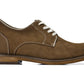CALTO - J1312 - 3 Inches Taller (Khaki Brown) - Business Casual Leather Derbies