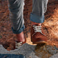 CALTO - J1313 - 3 Inches Taller (Terracotta Brown) - Business Casual Leather Derbies