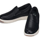 CALTO - J1420 - 2.8 Inches Taller (Onyx) - Leather Loafers
