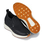 CALTO - J1433  - 3.3 Inches Taller (Black) - Casual Chunky Sole Sneaker Loafers