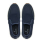 CALTO - J1435  - 3.3 Inches Taller (Dark Blue) - Casual Chunky Sole Sneaker Loafers
