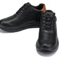CALTO - J1580  - 2.6 Inches Taller (Black/Black Sole) - Lightweight Casual Walkers