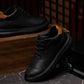 CALTO - J1580  - 2.6 Inches Taller (Black/Black Sole) - Lightweight Casual Walkers