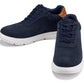 CALTO - J1582  - 2.6 Inches Taller (Navy) - Lightweight Casual Walkers
