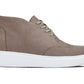 CALTO - J1770  - 3.2 Inches Taller (Khaki) - Casual Chunky Sole Boots – Soft Pebble Grain Nubuck Leather