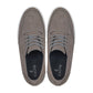CALTO - J1771  - 3.2 Inches Taller (Grey) - Casual Chunky Sole Boots – Soft Pebble Grain Nubuck Leather
