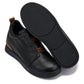 CALTO - J1931  - 2.6 Inches Taller (Black/Black Sole) - Slip-On Snoafers