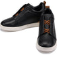 CALTO - J1932  - 2.6 Inches Taller (Black/White Sole) - Slip-On Snoafers