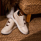 CALTO - J1933  - 2.6 Inches Taller (Off-White) - Slip-On  Snoafers