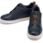 CALTO - J1934  - 2.6 Inches Taller (Navy) - Slip-On Snoafers