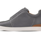 CALTO - J1935  - 2.6 Inches Taller (Grey) - Slip-On Snoafers