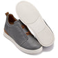 CALTO - J1935  - 2.6 Inches Taller (Grey) - Slip-On Snoafers