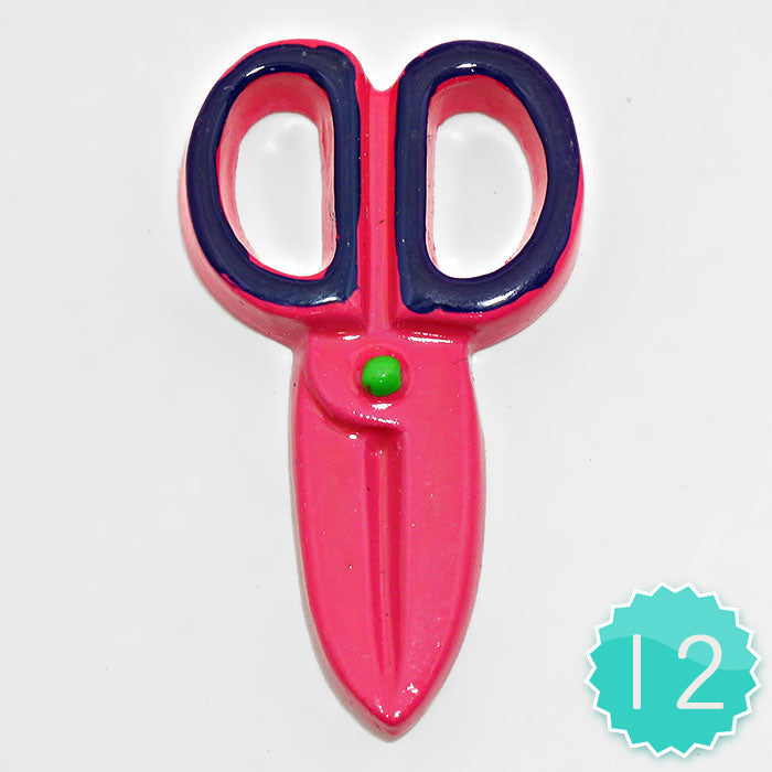 12 PCS - Scissors Resin Cabochons