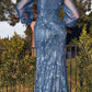 Cinderella Divine J816 Removable Long Sleeve Off the Shoulder Gown