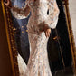 Cinderella Divine J816 Removable Long Sleeve Off the Shoulder Gown
