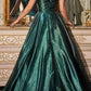 Cinderella Divine J822 A-Line Organza Off the Shoulder Ball Gown