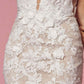Nox Anabel JE917 V-Neck Mermaid Dress Lace and Tulle Skirt