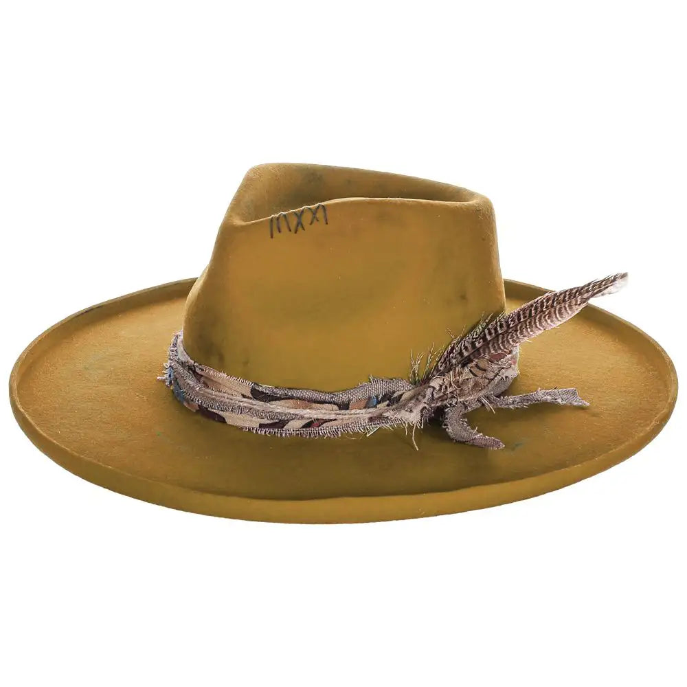 Justin Jolene - Sombrero Fedora de Ala Ancha para Mujer