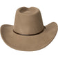 Bailey Joe Eder - Sombrero estilo Outback de fieltro de lana LiteFelt con orejeras