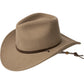 Bailey Joe Eder - Sombrero estilo Outback de fieltro de lana LiteFelt con orejeras